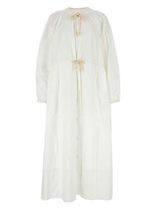 Jil Sander Women's Cotton Dress in White | Size 32 | J40CT0114J45127 Color 100