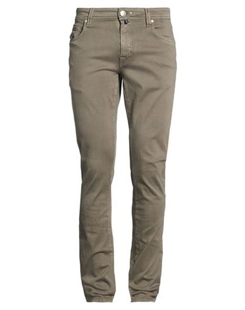 Man Jeans Military green Size 29 Cotton, Polyester, Elastane