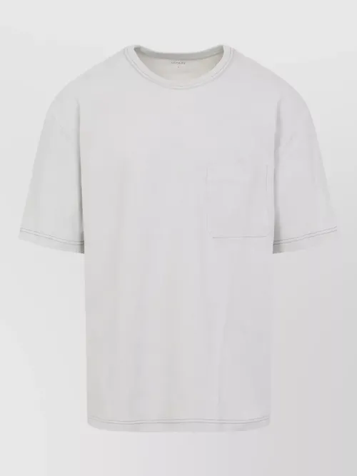 Lemaire - short sleeve crew neck pocket t shirt