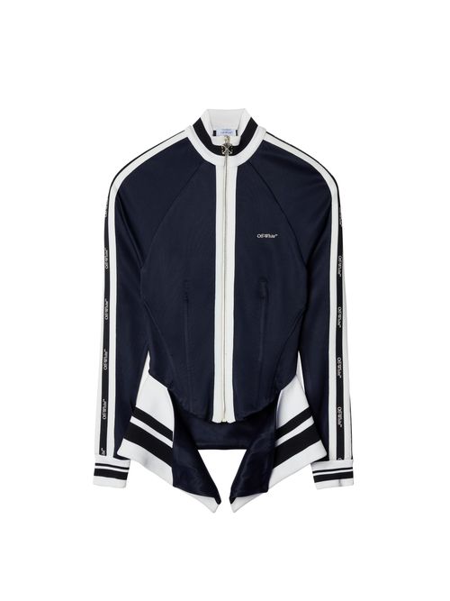 Dark Blue Corset Track Jacket