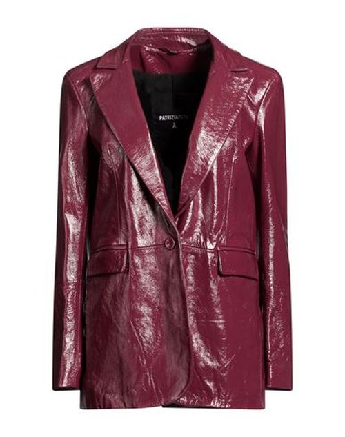 Woman Blazer Garnet Size 4 Lambskin