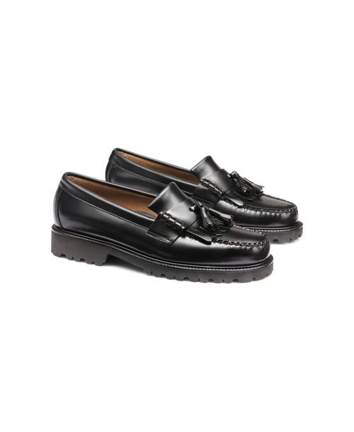 G.h.bass Men's Layton Kiltie Lug Weejuns Loafers - Black