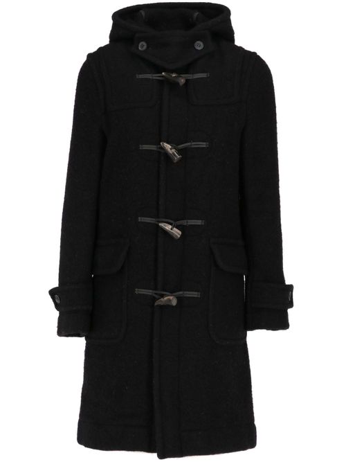 1990s pre-owned duffle coat - Black