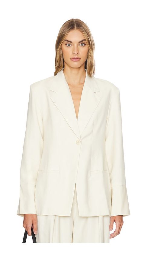 FAITHFULL THE BRAND BLAZER SOLEIL in Ivory. Größe XL. Also in