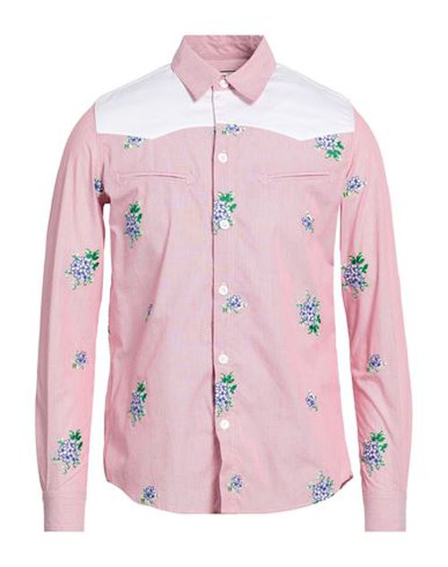 Man Shirt Red Size S Cotton