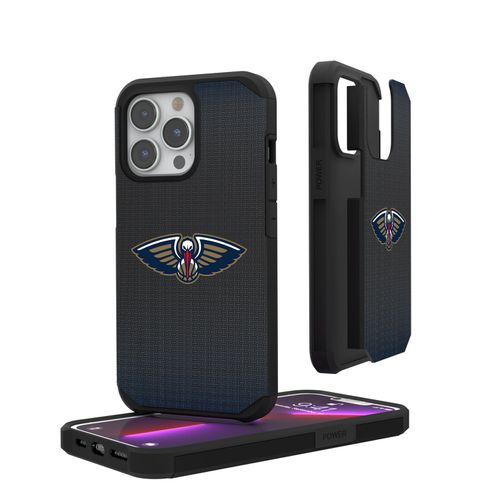 New Orleans Pelicans Linen Logo iPhone Rugged Case
