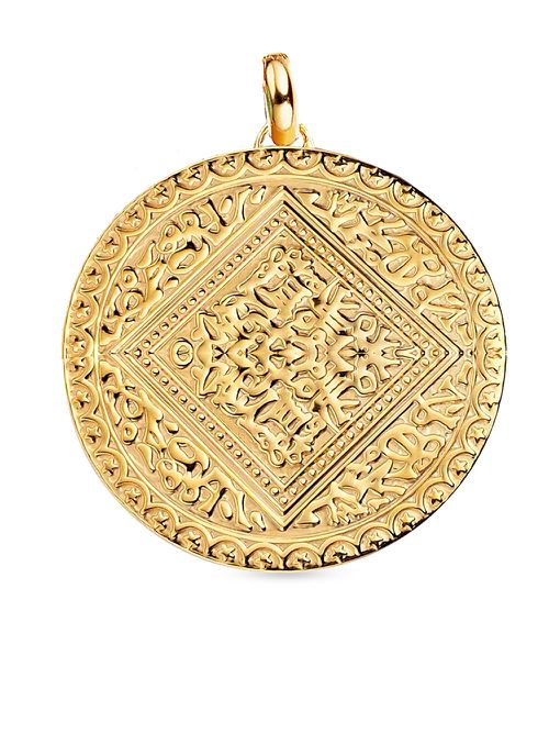 Marie mini pendant charm - Gold