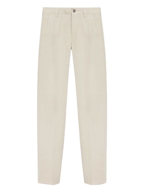 Button-fastening trousers - Neutrals