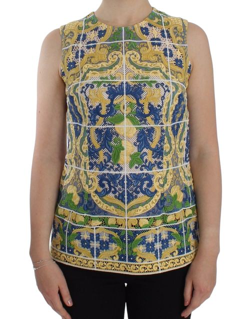 Majolica Sicily Tank Top — Multicolor