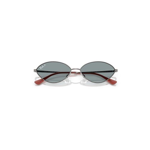 Ray-Ban Kai Bio-based Sunglasses Gunmetal Frame Blue Lenses Polarized 59-15