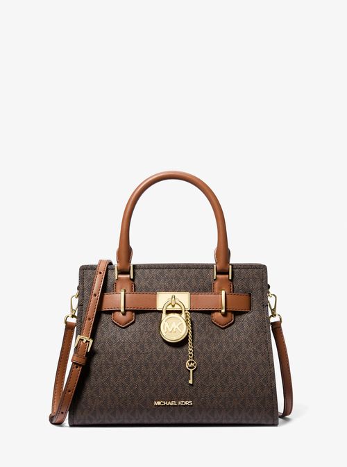 Hamilton Small Logo Satchel in Brown - One Size