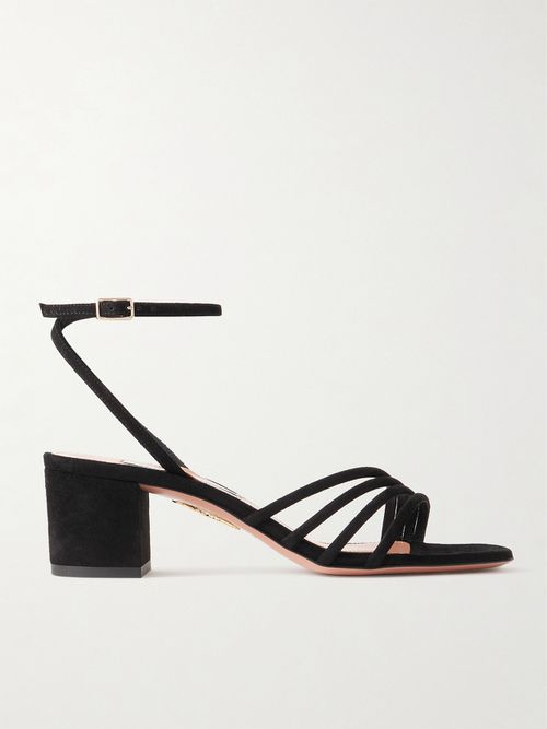 Latour 50 Suede Sandals - Black