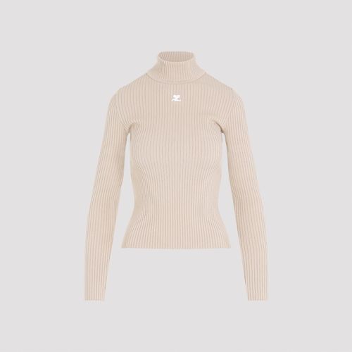 Roll Neck Ribbed Mini Pullover