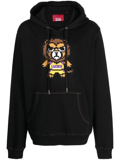 Los Angeles graphic-print hoodie - Black
