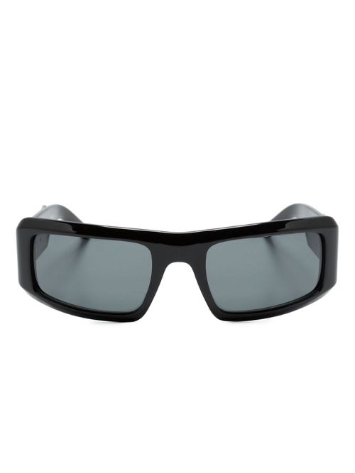 Kerman rectangle-frame sunglasses - Black