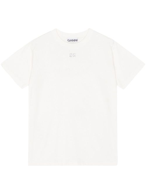 Logo-embellished cotton T-shirt - White