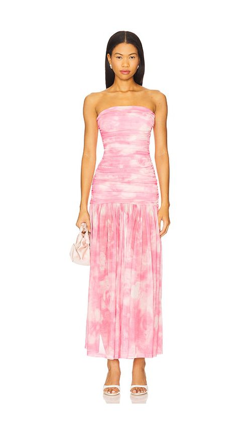 Bardot Solana Mesh Maxi Dress in Pink.  6. Also in 10, 12, 2
