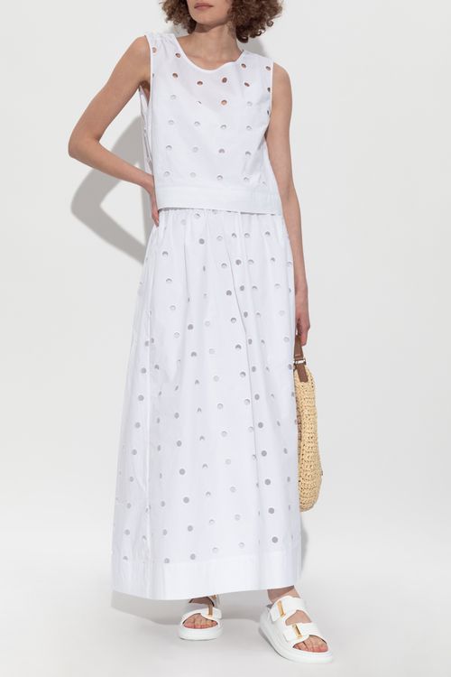 Lace Skirt "Peggy", Women's, White
