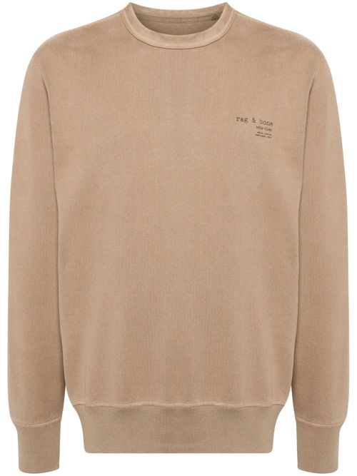 Damon cotton sweatshirt - Brown