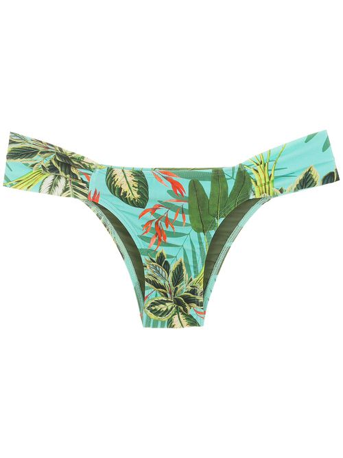 Ritz tropical print bikini bottoms - Green