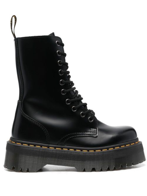 Chunky lace-up boots - Black