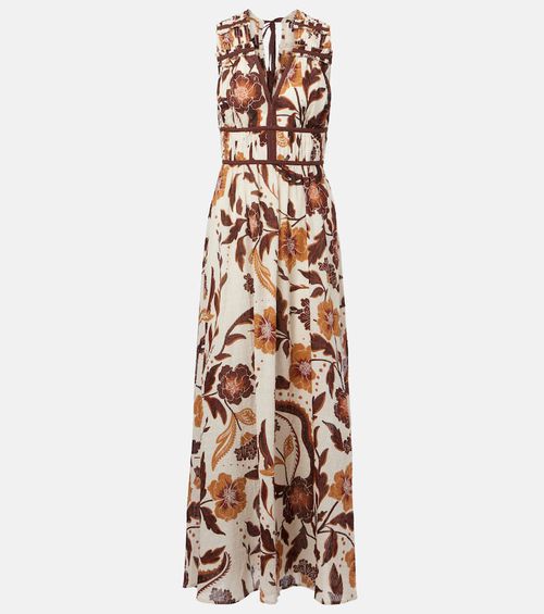 Chiara floral cotton maxi dress