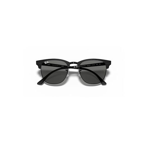 Ray-Ban Clubmaster Marble Sunglasses Black Frame Grey Lense