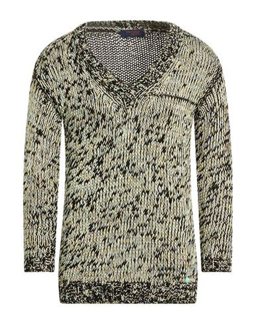 Man Sweater Light green Size XS Cotton
