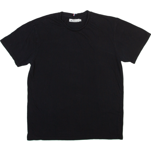 BEN SHERMAN Mens T-Shirt Black Crew Neck