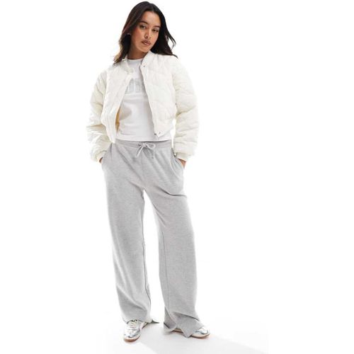 Cotton On Womens quilted rib bomber jacket in coconut milk - Beige - X-Large