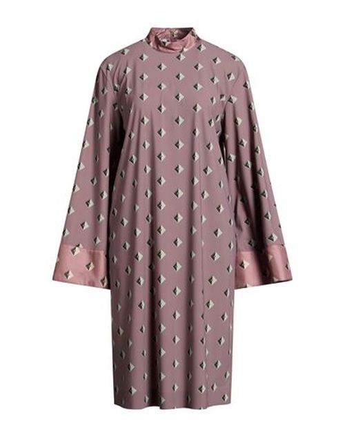 Woman Midi dress Dark purple Size XS Polyamide, Elastane, Silk