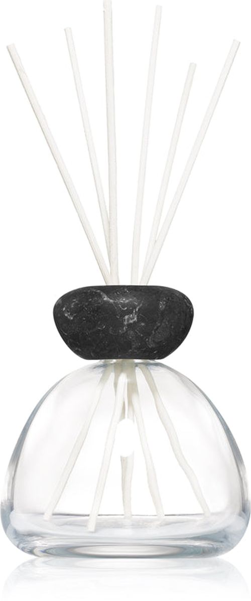 Millefiori Air Design Marble Glass Clear diffusore di aromi senza ricarica Black Cap