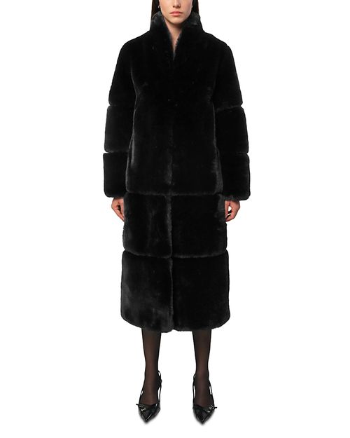 Sylke Long Faux Fur Coat