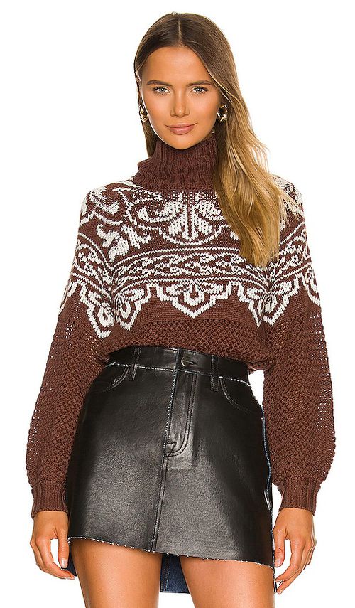 Tularosa STRICK CAYLEEN in Brown. Größe XXS. Also in L, M