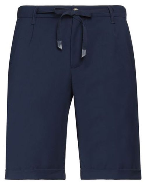 Man Shorts & Bermuda Shorts Midnight blue Size 38 Polyester, Viscose, Elastane