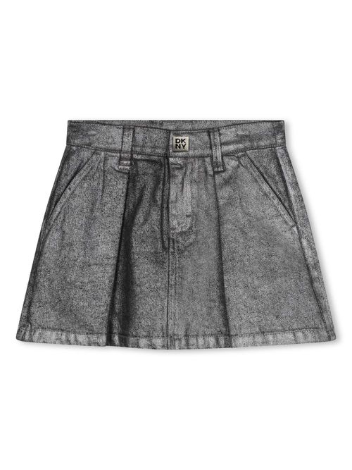 Denim miniskirt - Grey