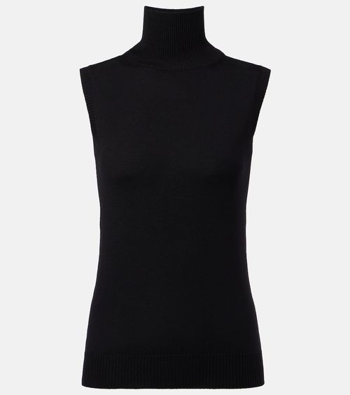 Vertigo knitted virgin wool top