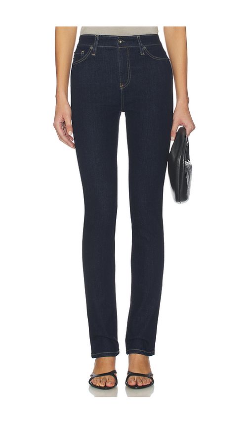 AG Jeans Mari Slim Straight Extended Jeans in Blue. - 33 also