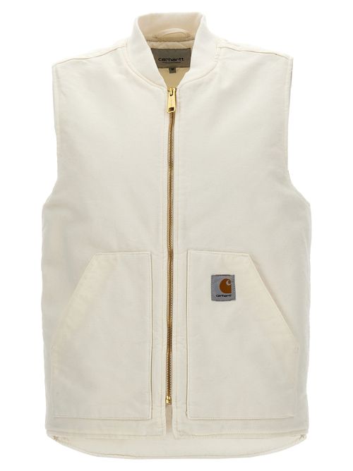 -Classic Gilet Bianco-Uomo