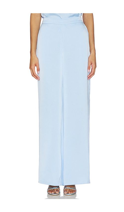 Generation Love Kelela Hammered Satin Pants in Blue. - S also in XS, M