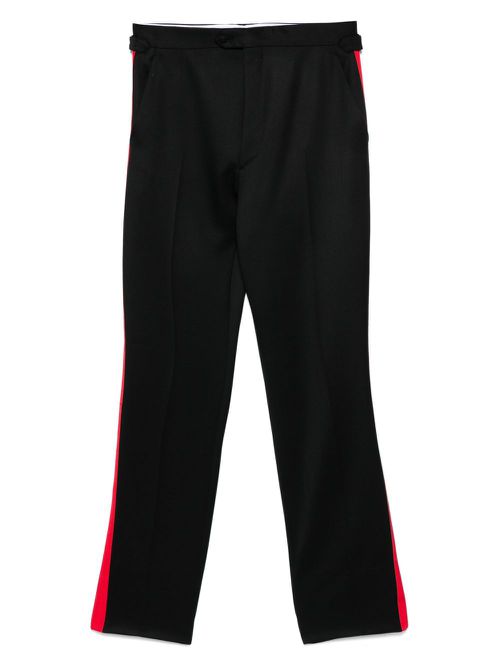 Straight-leg trousers - Black