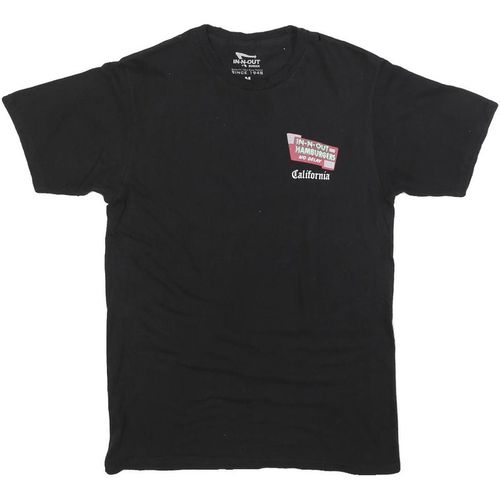 IN-N-OUT BURGER Mens Black Graphic T-Shirt M Short Sleeve Crew Neck California