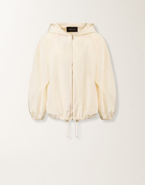 Technical taffeta bomber jacket, butter