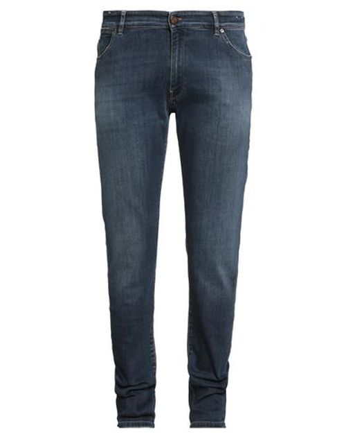 Man Jeans Blue Size 40 Cotton, Lycra, Elastomultiester, Elastane