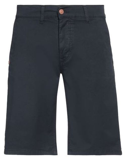 Man Shorts & Bermuda Shorts Navy Size 29 Cotton, Elastane