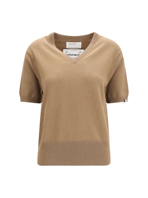 Cashmere Blend Sweater — Beige