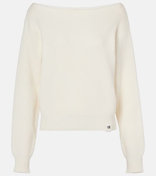 Cotton and silk-blend sweater