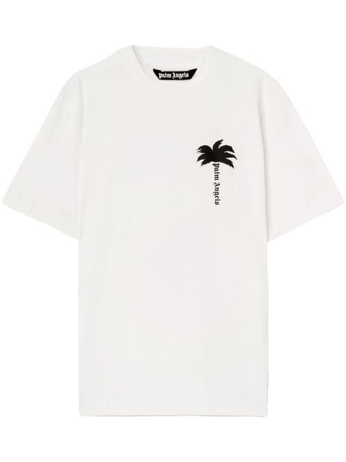 The Palm cotton T-shirt - White