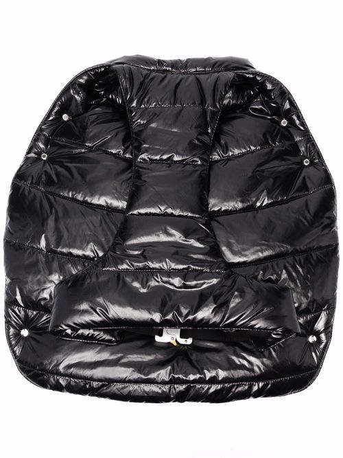 Padded dog jacket - Black