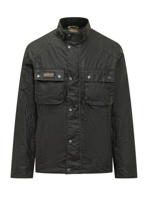 Revolutionary Merton Mini Jacket with Tasche Applicate